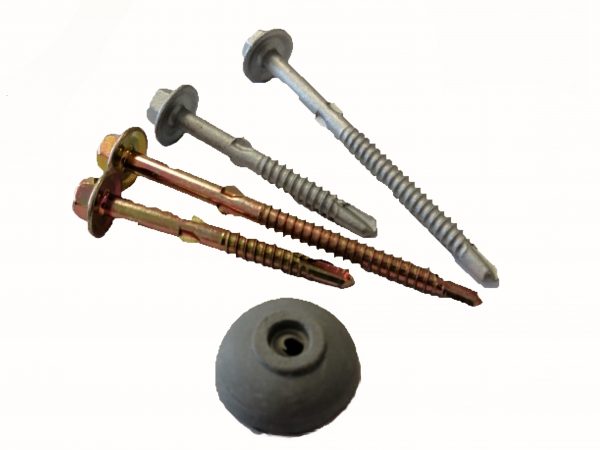 Polycarbonate screws and washer